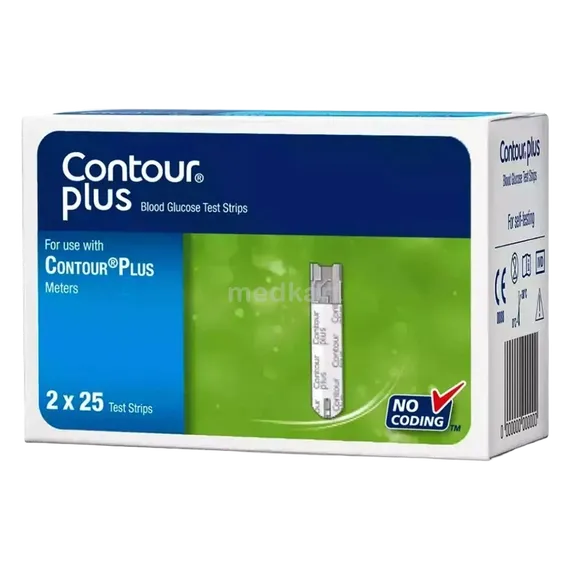 contour plus test strip 50's